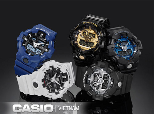  Đồng hồ Casio G-Shock GA-710GB-1A Đa dạng về thiết kế